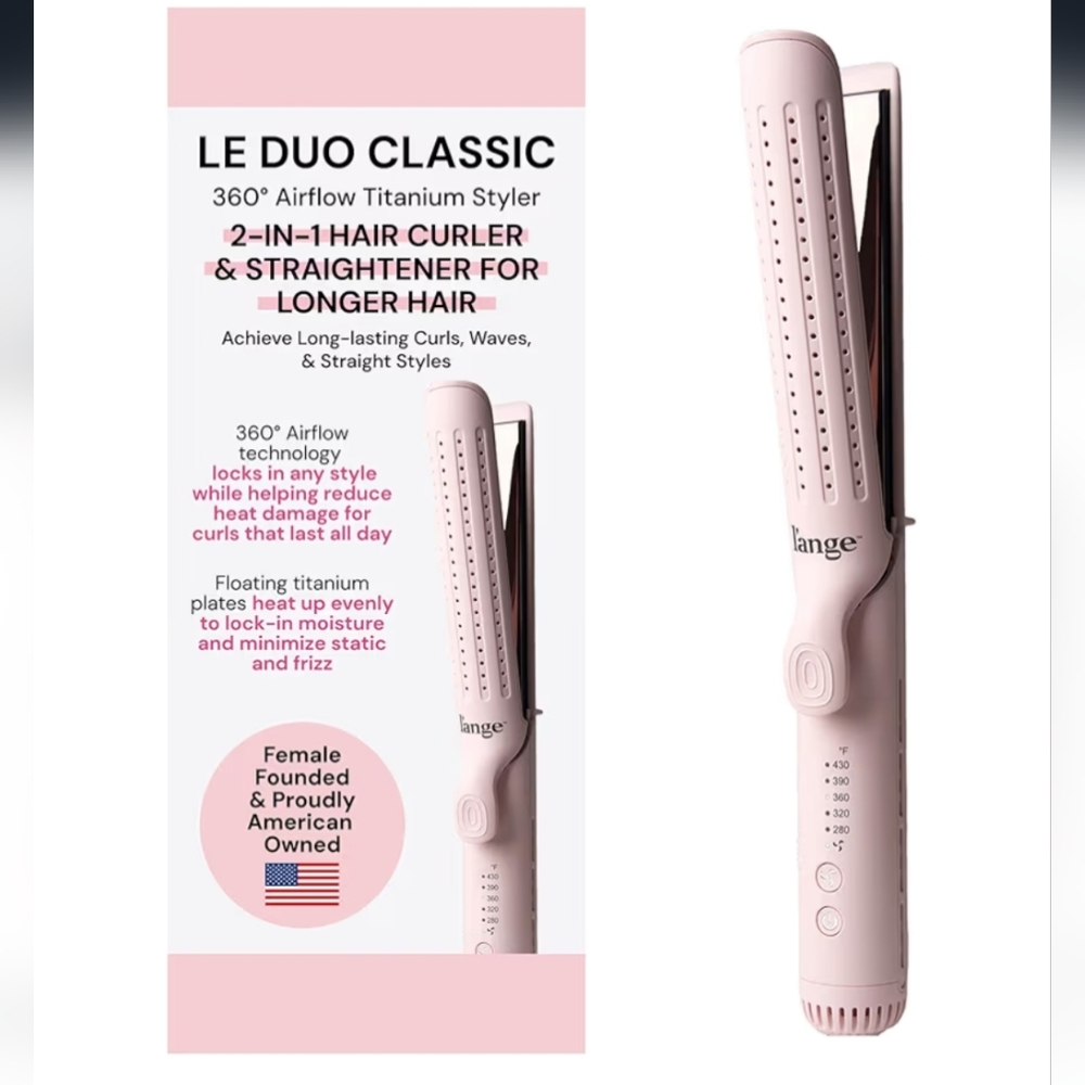 Lange Le Duo Classic Pink Hair Styler